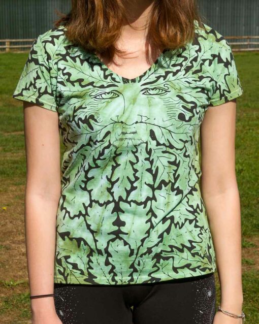 Green Man Olive Tie Dye - Image 2
