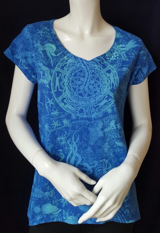 Wildlife Blue Top