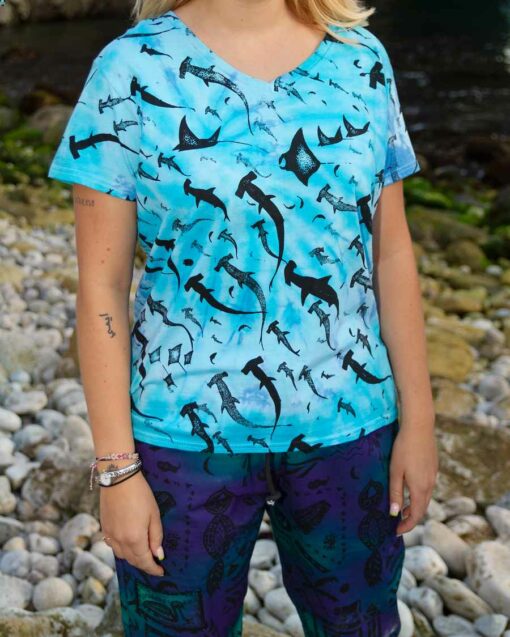Sharks Blue Tie Dye