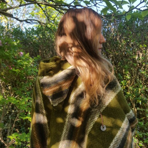 Olive Green Poncho