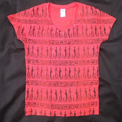 Hand Printed Womens Top - S