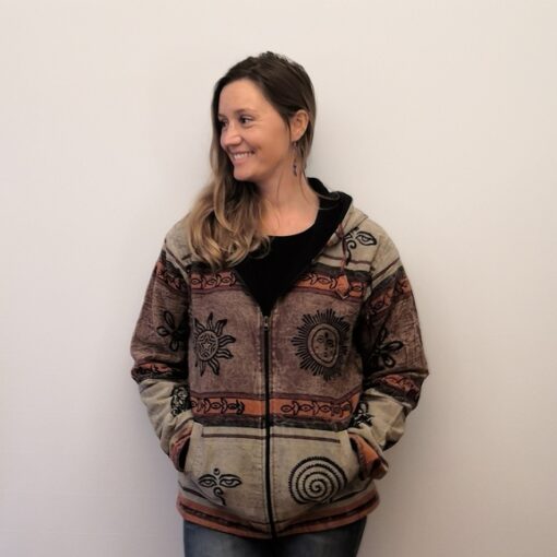 stonewashed jacket brown
