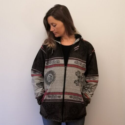 stonewashed jacket grey