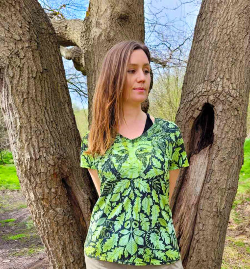 Green Goddess - Woman of the Woodlands and Forests Top - Image 4