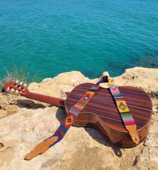 Handwoven Indigenous American Guitar Strap - Image 3