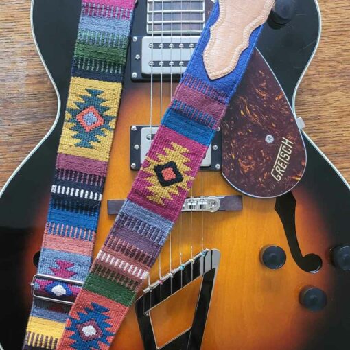 Handwoven Indigenous American Guitar Strap - Image 2