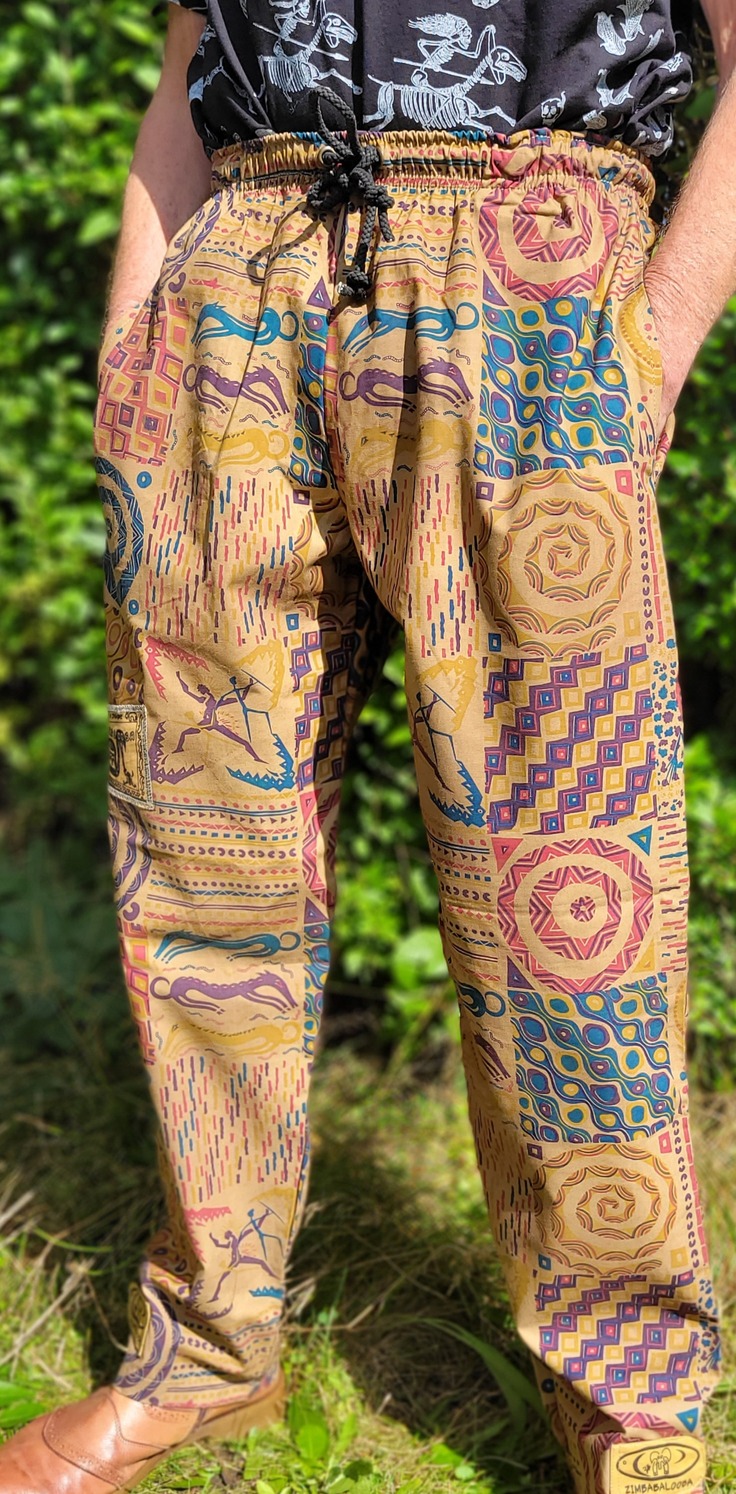 Patchwork Jungle - Brown - X Large