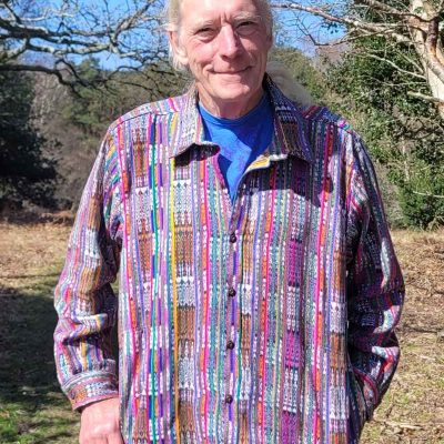 Hand dyed, woven and sewn ikat/jaspe Jackets - Large