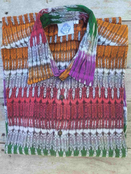 Hand dyed, woven and sewn ikat/jaspe Jackets - Large - Image 4