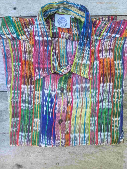 Hand dyed, woven and sewn ikat/jaspe Jackets - Large - Image 5
