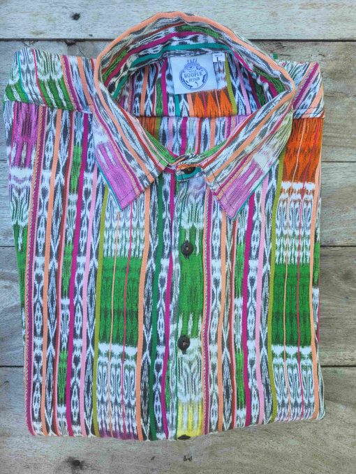 Hand dyed, woven and sewn ikat/jaspe Jackets - Large - Image 6