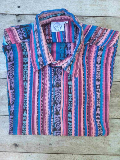 Hand dyed, woven and sewn ikat/jaspe Jackets - Large - Image 7