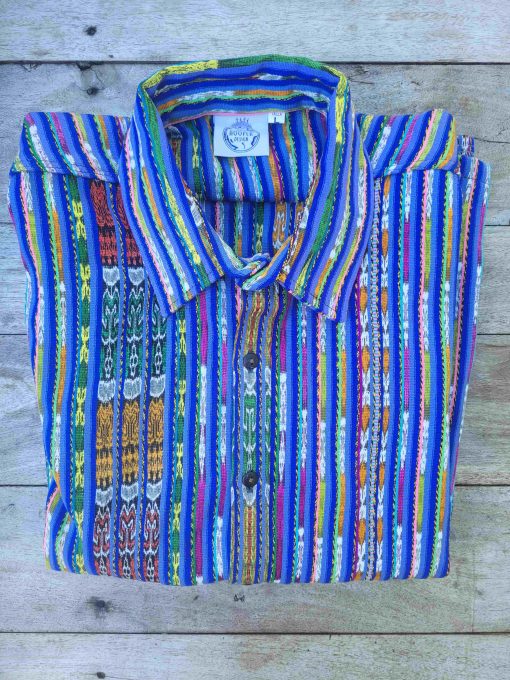 Hand dyed, woven and sewn ikat/jaspe Jackets - Large - Image 8