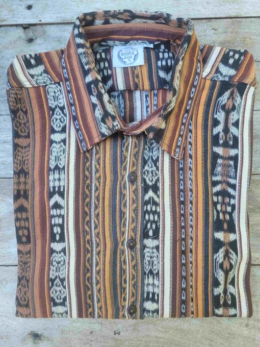 Hand dyed, woven and sewn ikat/jaspe Jackets - Large - Image 9
