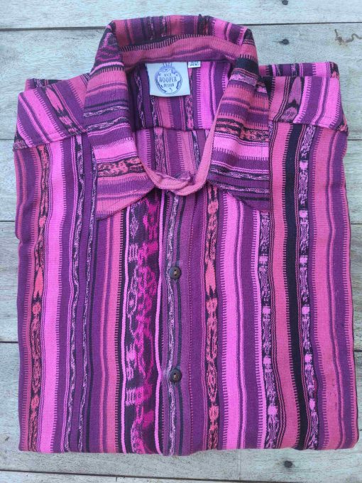 Hand dyed, woven and sewn ikat/jaspe Jackets - XL size - Image 4