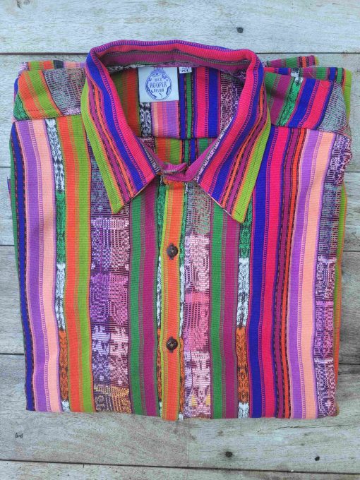 Hand dyed, woven and sewn ikat/jaspe Jackets - XL size - Image 6
