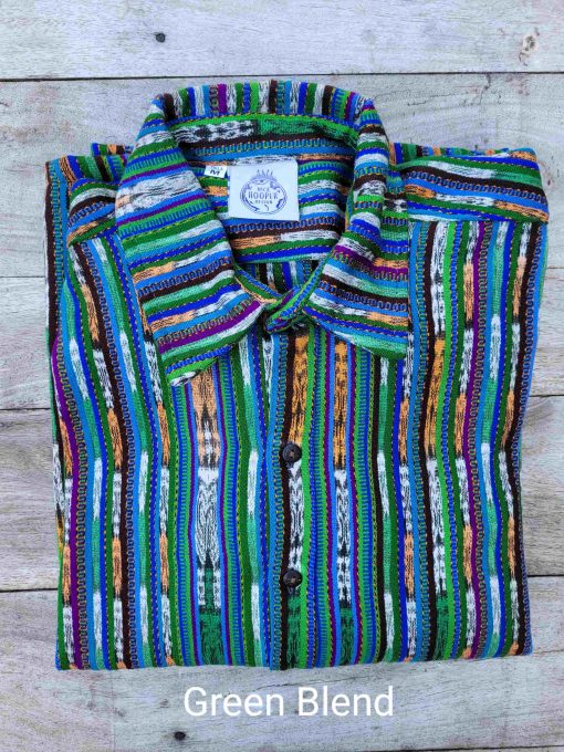 Hand dyed, woven and sewn ikat/jaspe Jackets - Medium - Image 4