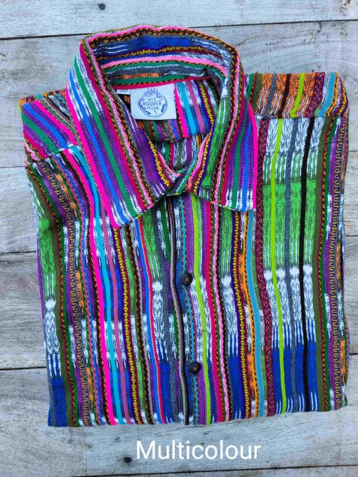 Hand dyed, woven and sewn ikat/jaspe Jackets - Medium - Image 6