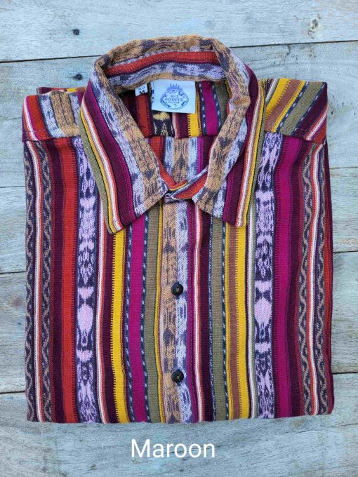 Hand dyed, woven and sewn ikat/jaspe Jackets - Medium - Image 5