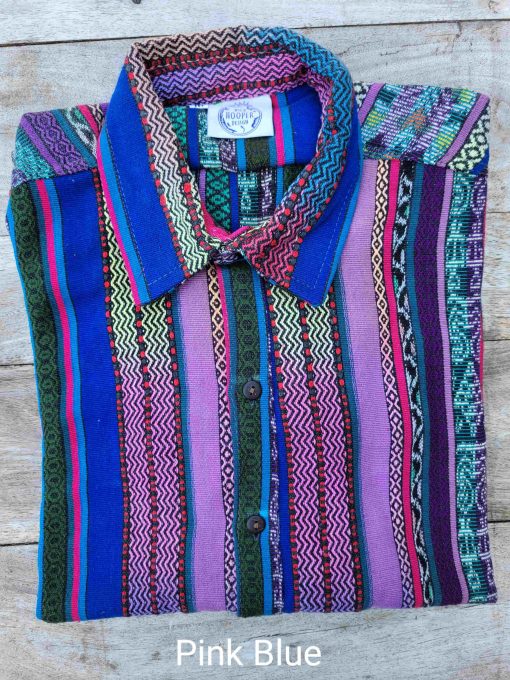 Hand dyed, woven and sewn ikat/jaspe Jackets - Medium - Image 9