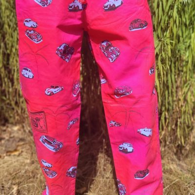 VW Beetles - Red/Pink - Large