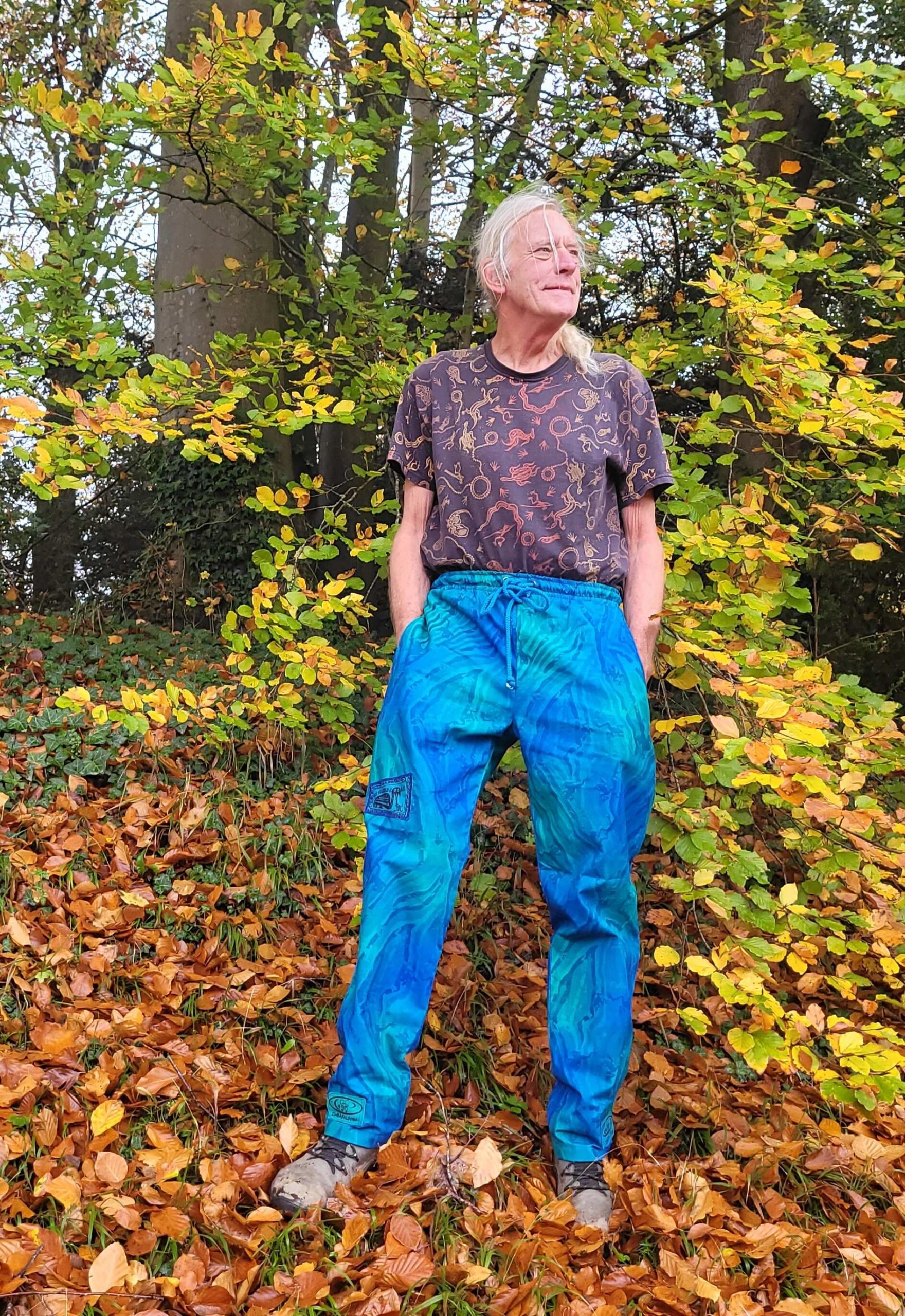 Camofrog - Green/Blue with Dark Blue Print - Medium - Image 2