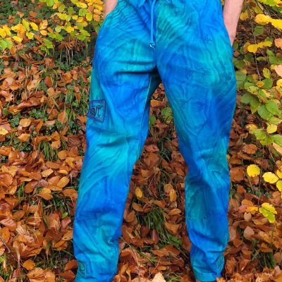 Camofrog - Green/Blue with Dark Blue Print - Large