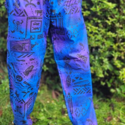 Story - Blue/Purple with Black - Large