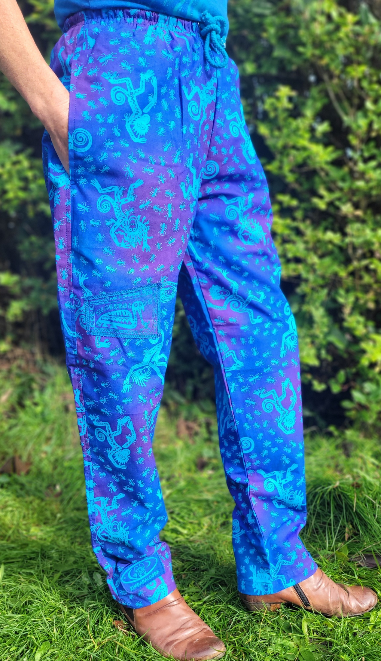 Monkeys - Blue/Purple with Sky - Small