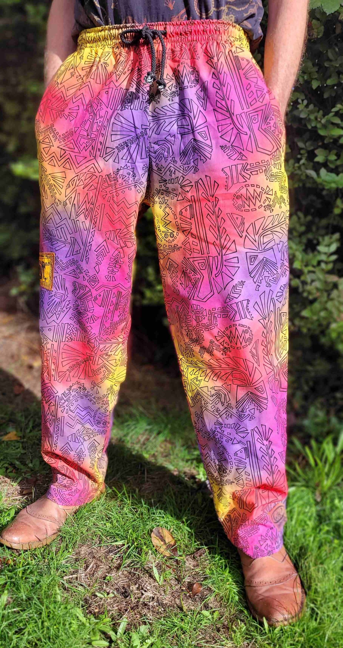 Geo Fish - Red Yellow Purple - XXL